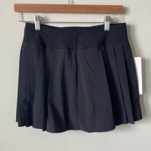 NWT Lululemon Black Side-Pleat High-Rise Tennis Skirt Size 0